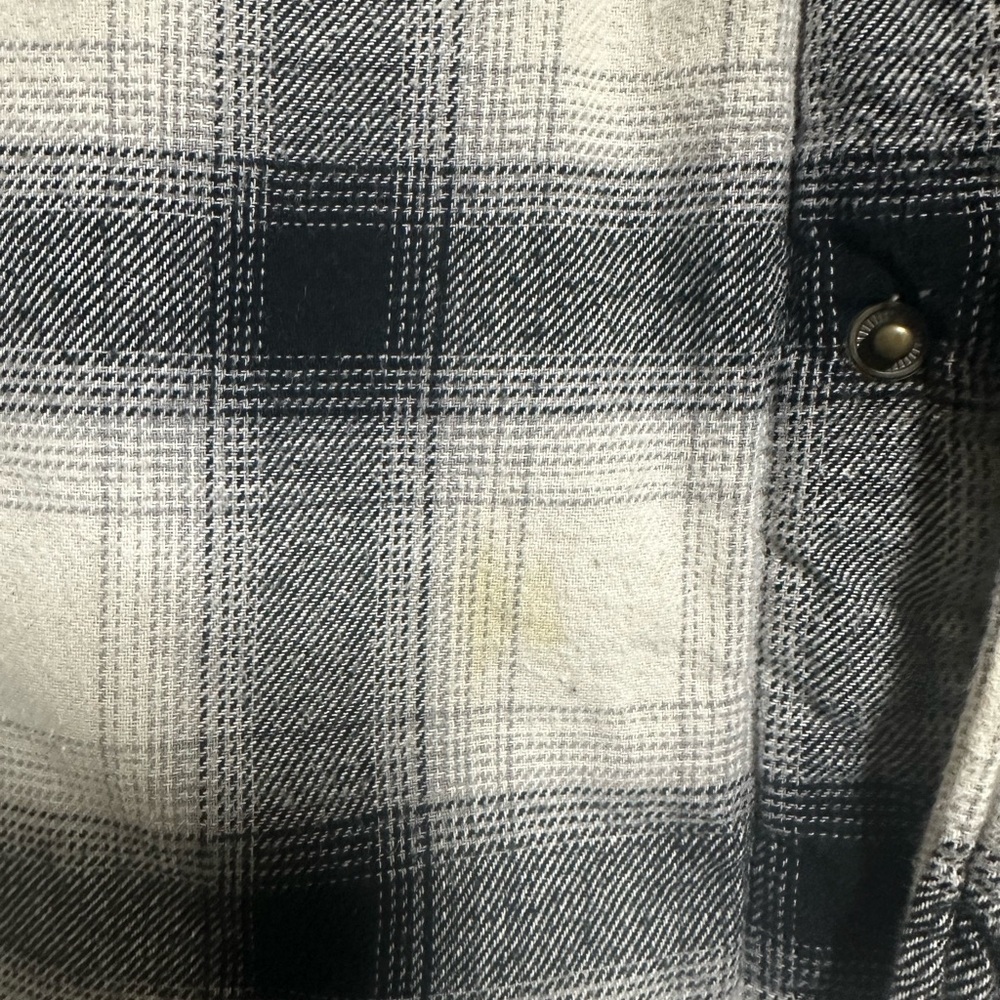 Old Navy Checkered Flannel Sherpa Lines Jacket Size XL boys - Picture 7 of 7